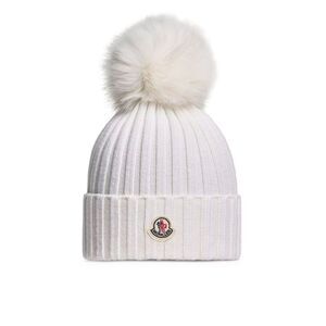Moncler Women Wool Hat With Pom Pom